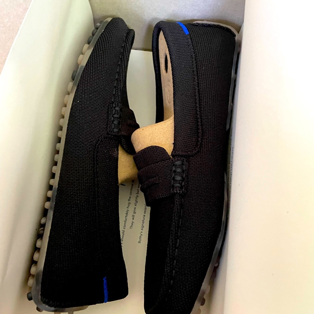 BNIB Rothy’s Drivers Black Size 5.5